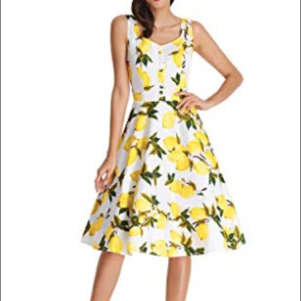 Retro Belle Poque sleeveless flared a-line dress
